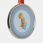 3人の愛らしいくまの友人 メタルオーナメント (右)