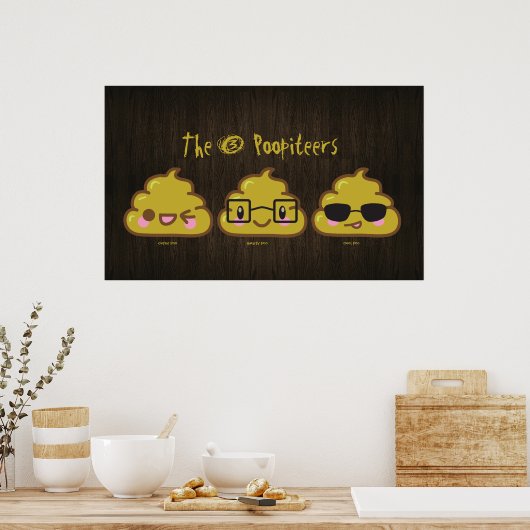 3人の捕虜は「悪党」 ポスター (キッチン)