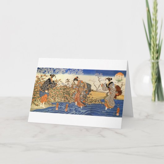 3人の日本のな女性 カード (正面)