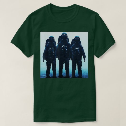 3人の海 Tシャツ (デザイン正面)