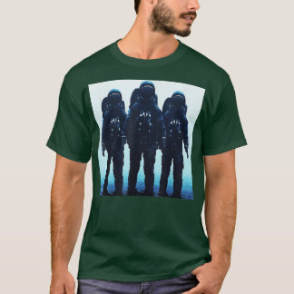 3人の海 Tシャツ