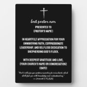 3人の爪、 ネイル最高のが常にキリスト教賞を受賞 フォトプラーク (正面)