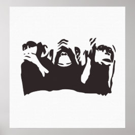 3人の猿だ！ ポスター