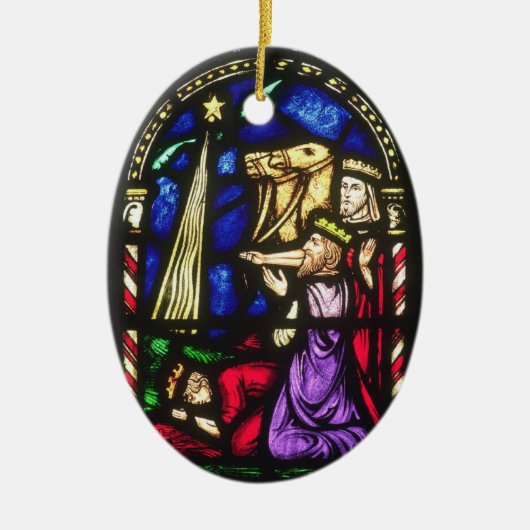 3人の王Following星 セラミックオーナメント (正面)