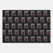 3人の生存ルール – ワイルダネス・クイズ ラッピングペーパーシート (正面)