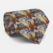 3人の男の子が付いている通りのホッケー ネクタイ (ロール)