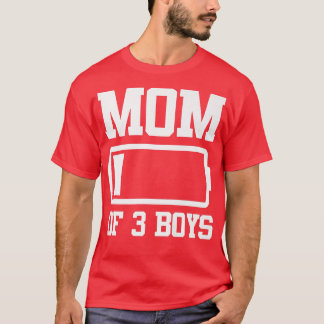 3人の男の子のママ  母の日におすすめの面白いギフト Tシャツ