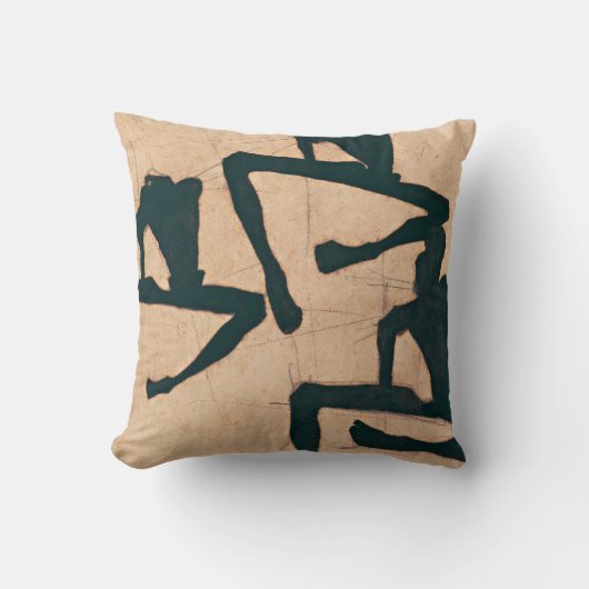 3人の男性と合成Egon Schiele クッション (正面)