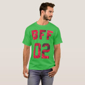 3人の親友のためのフラワーベストフレンド 楽しいBFF Tシャツ (正面フル)