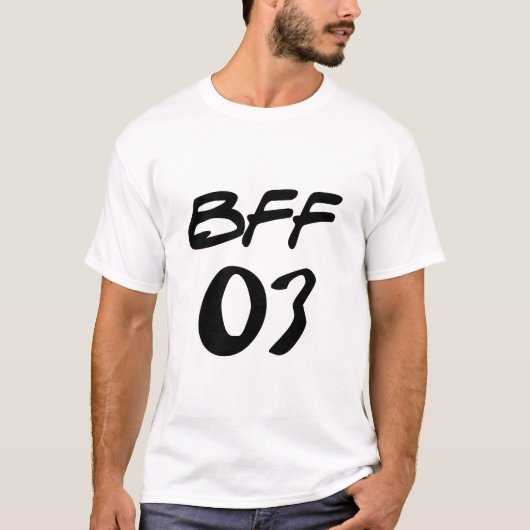 3人の親友へ - BFF 03 Tシャツ (正面)