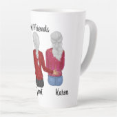 3人の親友 カフェラテマグ (右アングル)