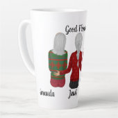 3人の親友 カフェラテマグ (左アングル)