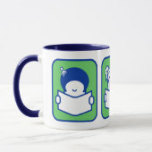 3人の読者 マグカップ (左)