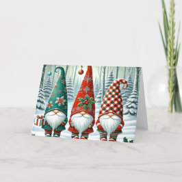 3人の賢いノームのクリスマス シーズンカード