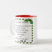 3人の賢い女性の休日のマグ ツートーンマグカップ (正面左)