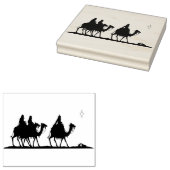 3人の賢い男性シルエットパターンアートスタンプ ラバースタンプ (押印)