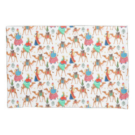 3人の賢人王とラクダすべてのプリント 枕カバー