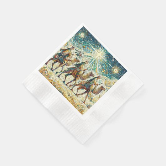 3人の賢人 縁ありカクテルナプキン (角)