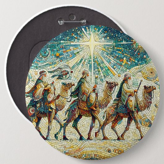 3人の賢人 缶バッジ (正面&裏面)