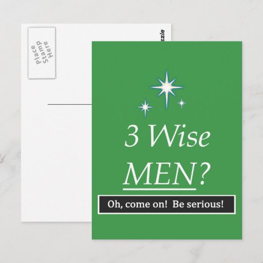 3人の賢者？あ来って！ ポストカード (正面/裏面)