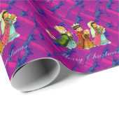 3人の賢者-クリスマスの包装紙 ラッピングペーパー (ロールコーナー)