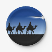 3人の賢者-星学者のギフト ペーパープレート (正面)