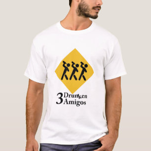 3人の酔った友達 Tシャツ