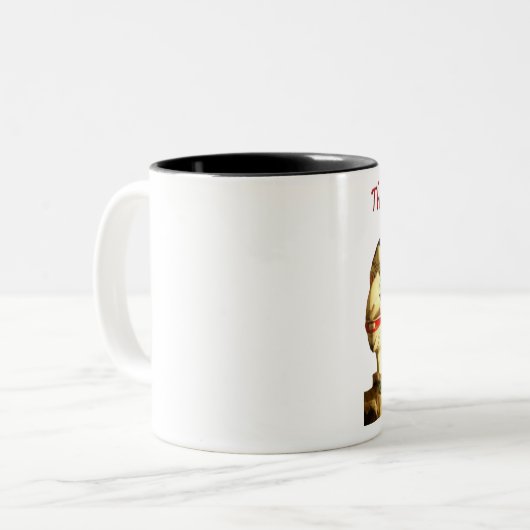 3人の銃兵インドネシア ツートーンマグカップ (正面左)