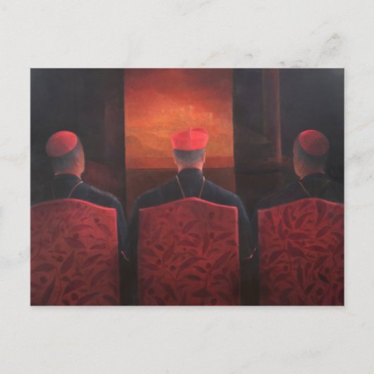 3人の（鳥）ショウジョウコウカンチョウ2012年 ポストカード (正面)