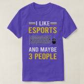 3人のEsport Esports Tシャツ (デザイン正面)