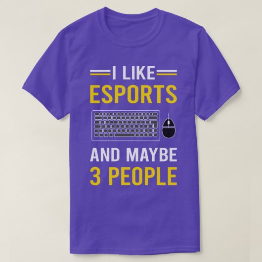 3人のEsport Esports Tシャツ (デザイン正面)