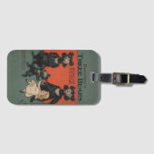 3人は荷物タグを付ける ラゲッジタグ (正面横)