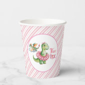 3人レックスガールバースデーパーティー 紙コップ (裏面)