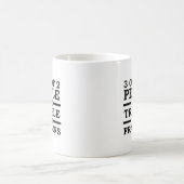 3人中2人が面白いマグカップ コーヒーマグカップ (中央)