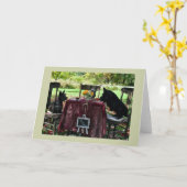 3人分のお茶 カード (黄色い花)