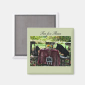 3人分のお茶 マグネット (正面/裏面)