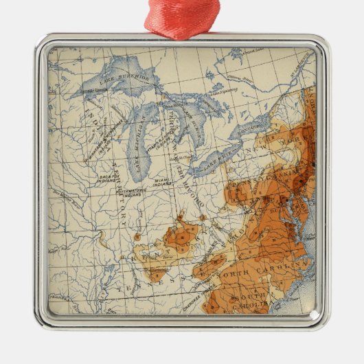 3人口1800年 メタルオーナメント (正面)