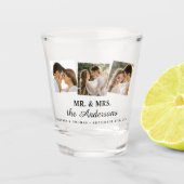 3人撮影エレガント花婿の結婚撮影 ショットグラス (正面)