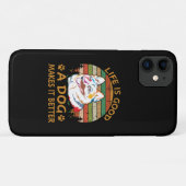 3人生は良い犬は良い Case-Mate iPhoneケース (裏面(横))