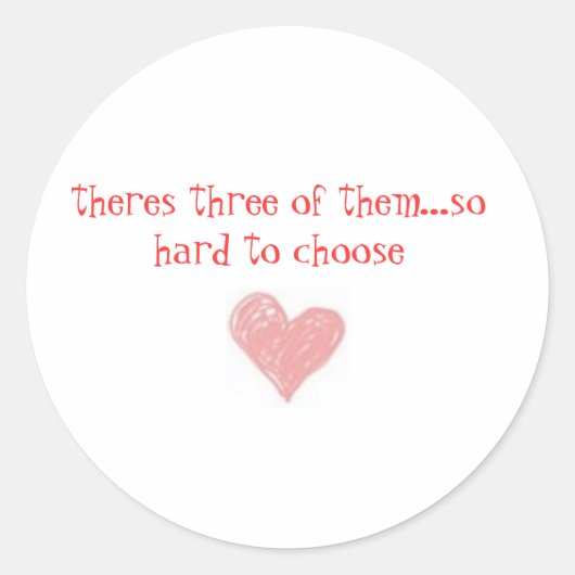 3人…だから懸命を選ぶ ラウンドシール (正面)