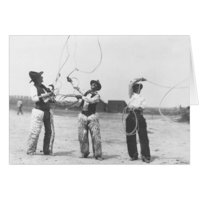 3人lassoing. (正面横)