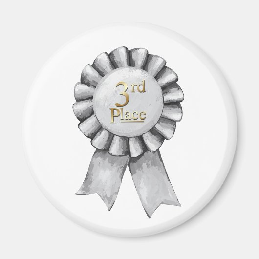 3位リボン磁石 マグネット (正面)