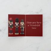 3体のくるみ割り人形 カード (内部)