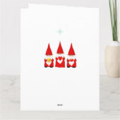 3体のクリスマスノーム カード (裏面)