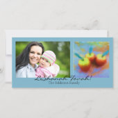 3個のりんごの写真カード シーズンカード (正面)