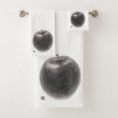 3個のりんご バスタオルセット (インサイチュ)