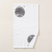 3個のりんご バスタオルセット (ハンドタオル)