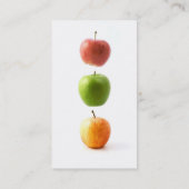 3個のりんご 名刺 (裏面)