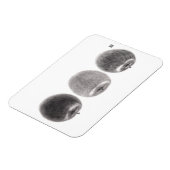 3個のりんご　横 マグネット (左側)