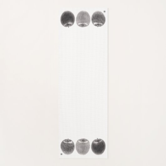 3個のりんご　横 ヨガマット (正面)